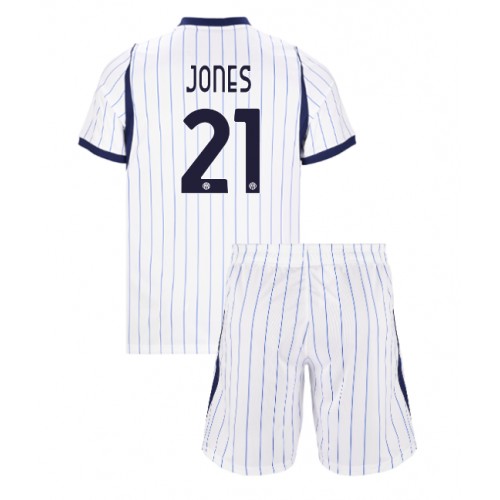 Dječji Nogometni Dres Inter Milan Curtis Jones #21 Gostujuci 2026-27 Kratak Rukav (+ Kratke hlače)